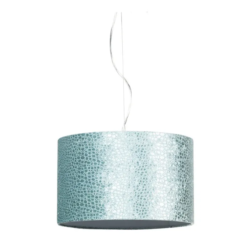 Turkusowa lampa wisząca ze skóry krokodyla Creative Lightings Croco Fash Bonami Wyjątkowa oferta