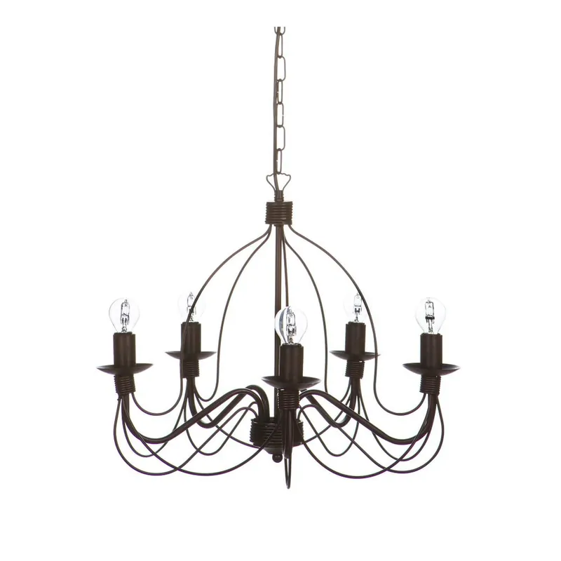 Ciemnobrązowy żyrandol Creative Lightings Chandelier Bonami Bestseller