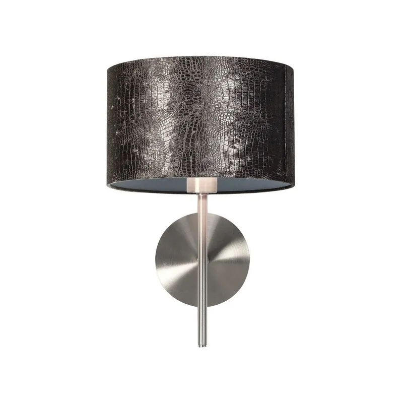 Zniżka Ciemnoszara kinkiet ze skóry krokodyla Creative Lightings Glamour Bonami