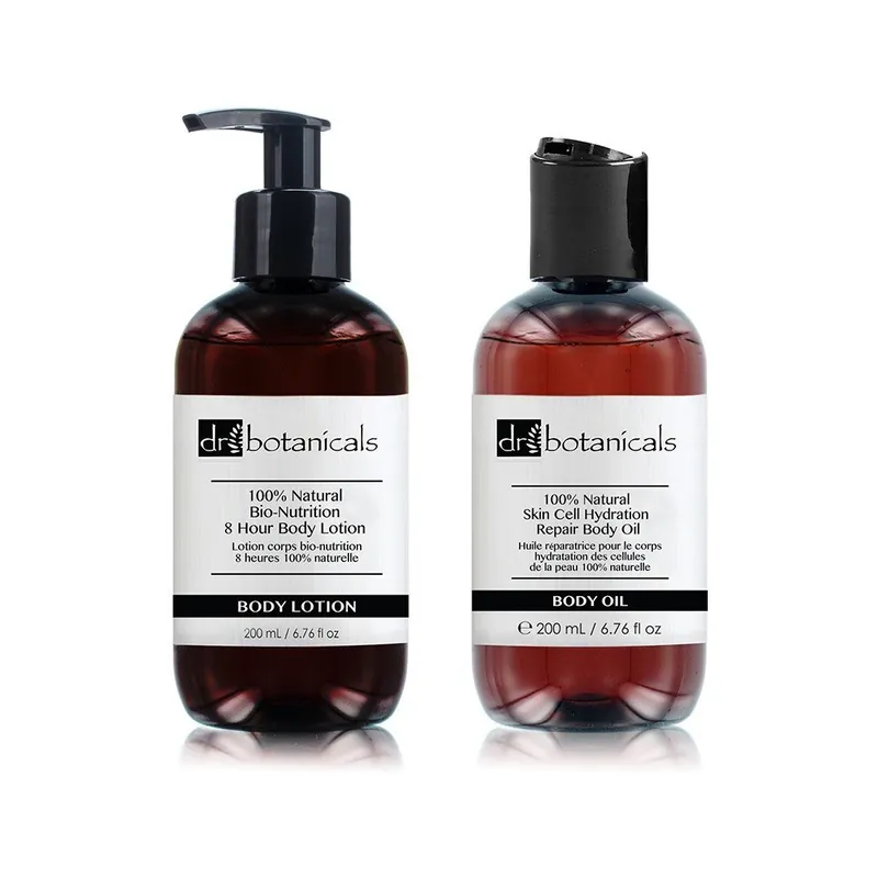 Zestaw odżywczego mleczka i olejku do ciała Dr. Botanicals Natural Bio-Nutrition And Skin Cell Hydration Bonami Zamów dziś