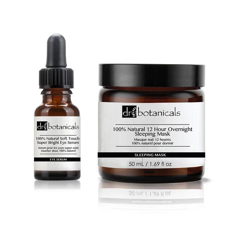 Zestaw serum pod oczy i maseczki do twarzy na noc Dr. Botanicals Beauty Sleep Bonami Dostępne od ręki