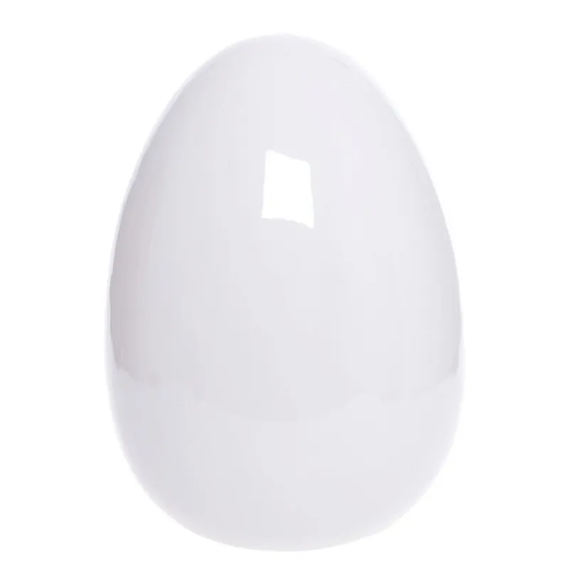 Nowość Białe jajko ceramiczne Ewax Pearl Egg, wys. 28 cm Bonami