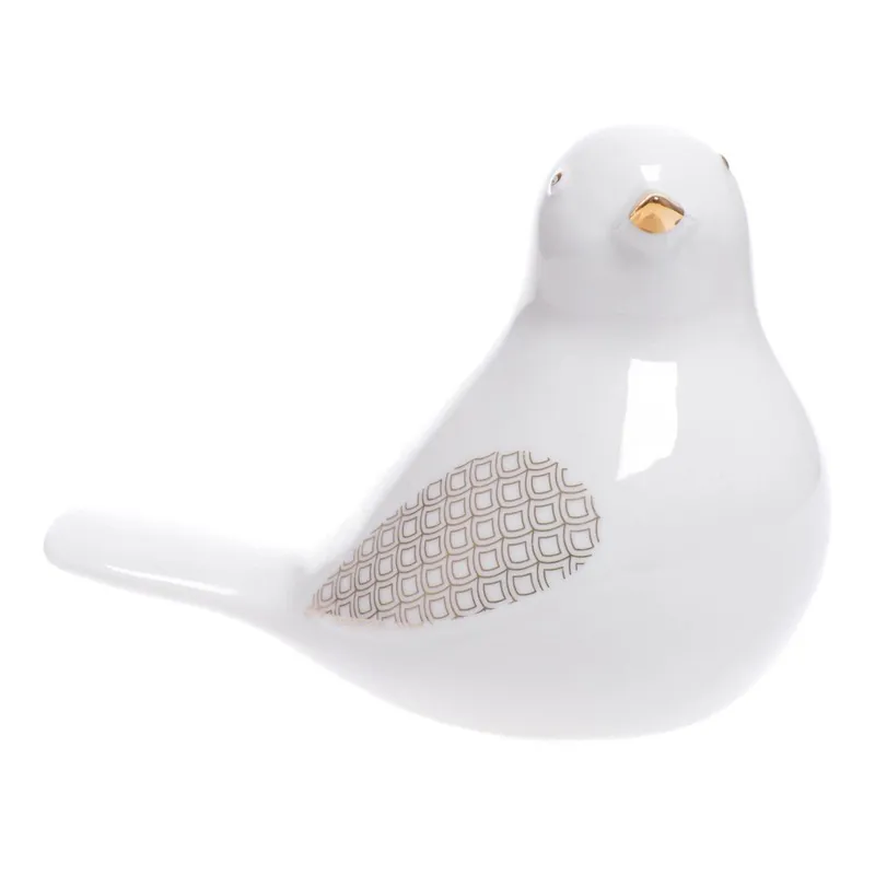 Biały ptaszek ceramiczny, wys. 10 cm Bonami Wyjątkowa oferta
