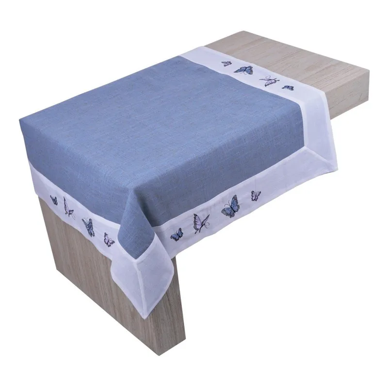 Premium Niebieski obrus Ewax Butterflies, 85x85 cm Bonami