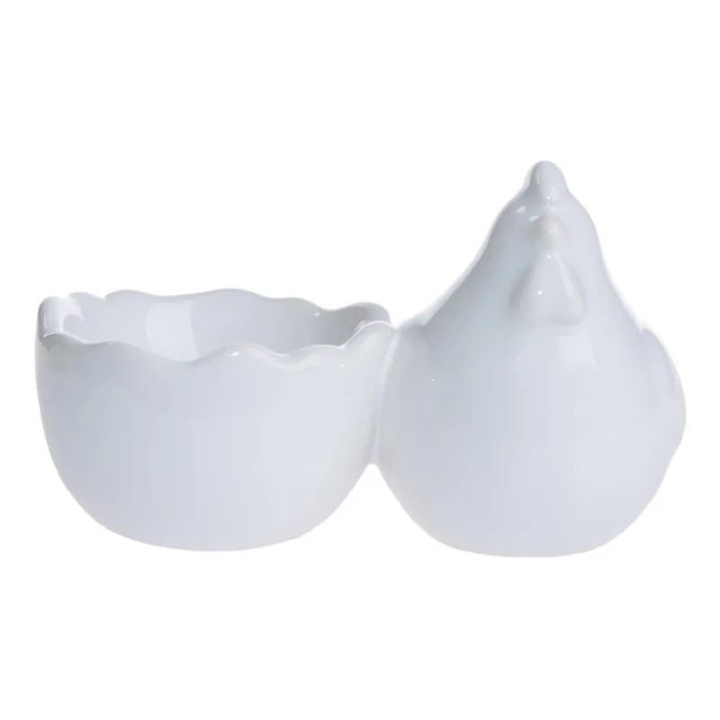 Biała miska ceramiczna na jajka wielkanocne Ewax Bonami Bezpieczna płatność