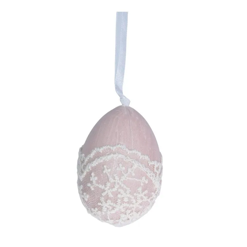 Bezpieczna płatność Różowe jajko dekoracyjne Ewax Egg Lace Bonami