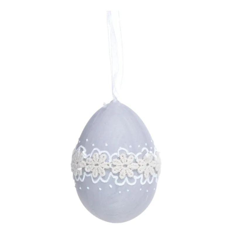 Wybór klientów Szare jajko dekoracyjne Ewax Egg Flower Bonami