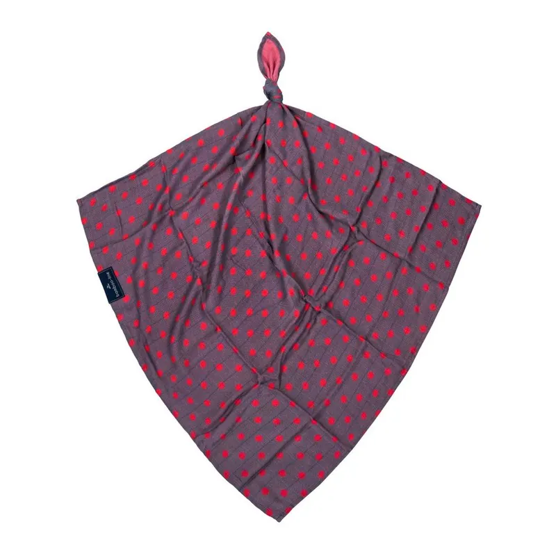 Darmowy zwrot Wzorzysty becik z bambusowej wiskozy KICOTI Red Dots, 30x30 cm Bonami