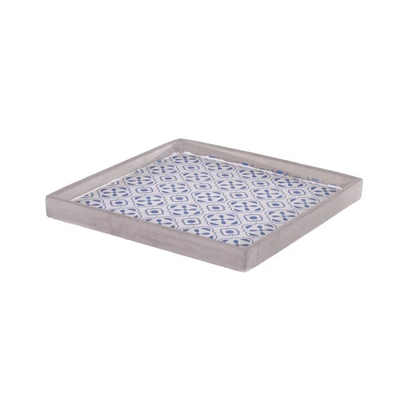 Niebiesko-biała taca ceramiczna Dino Bianchi, szerokość 30 cm Bonami Cena promocyjna