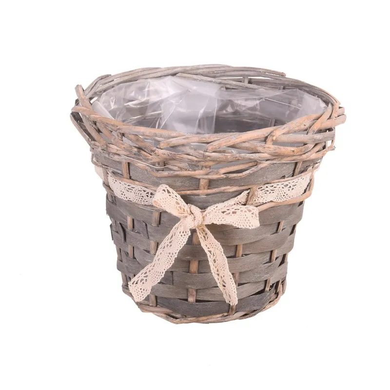 Wiklinowy koszyk ze wstążką Dino Bianchi, ⌀ 23 cm Bonami Oferta