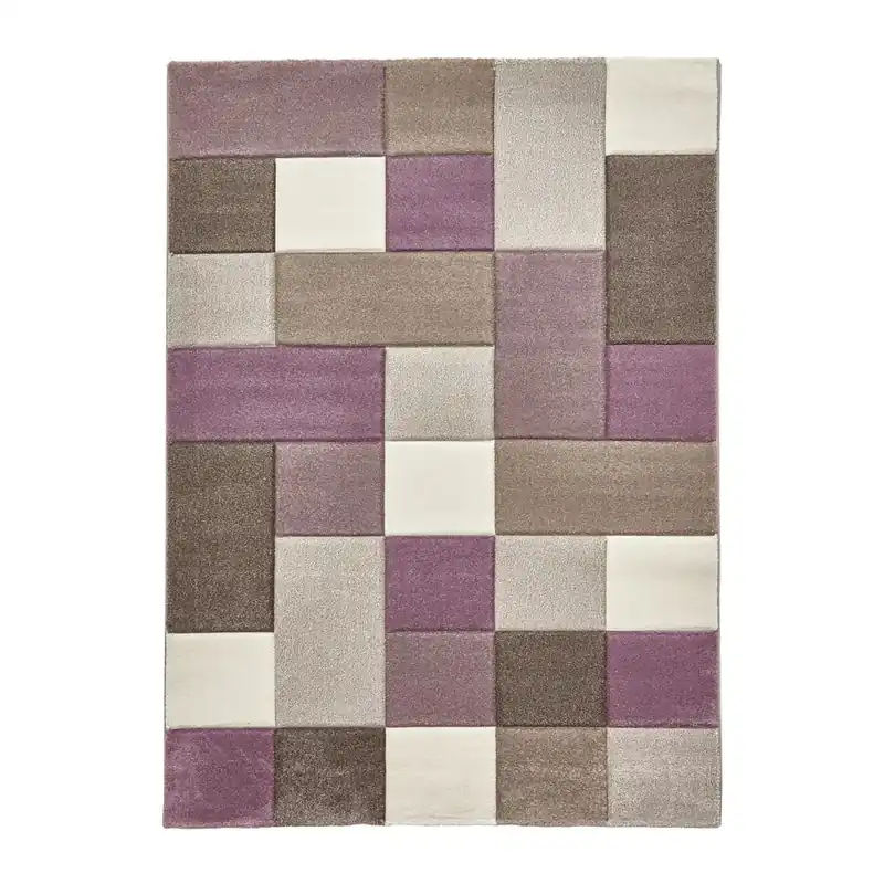 Beżowo-fioletowy dywan Think Rugs Brooklyn, 160x220 cm Bonami Bezpieczne zakupy