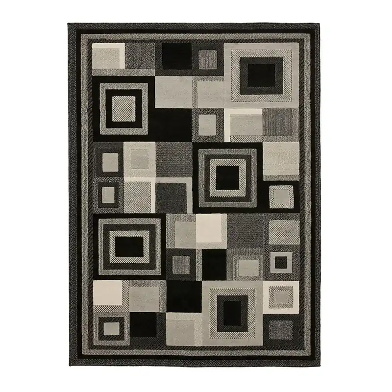 Popularny Czarno-szary dywan Think Rugs Hudson, 160x220 cm Bonami