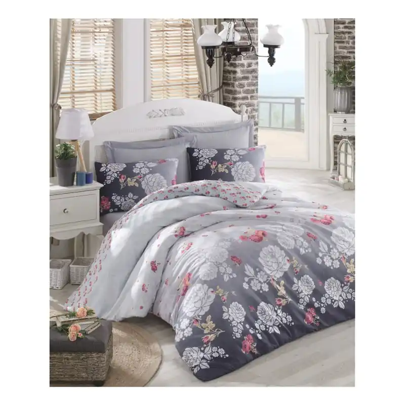 Bawełniana pościel dwuosobowa z prześcieradłem Elsa, 200x220 cm Bonami Hit sprzedaży