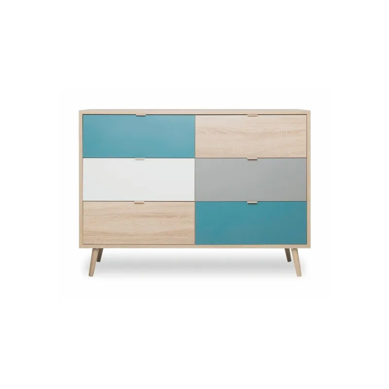 Super okazja Kolorowa komoda Intertrade Cuba, 120x85 cm Bonami