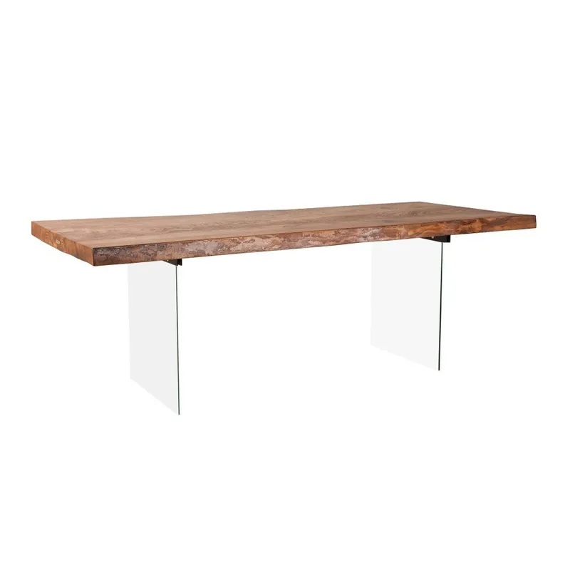 Premium Stół z drewna dębowego Flame furniture Inc. Levitian Bonami