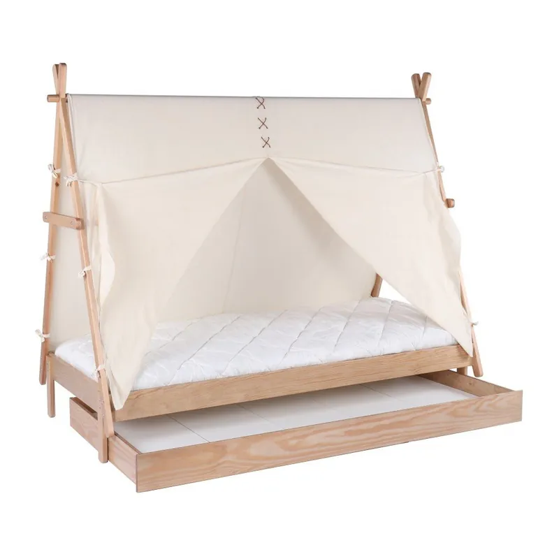 Szuflada z drewna sosnowego pod łóżko BLN Kids Apache Bonami Szybka dostawa
