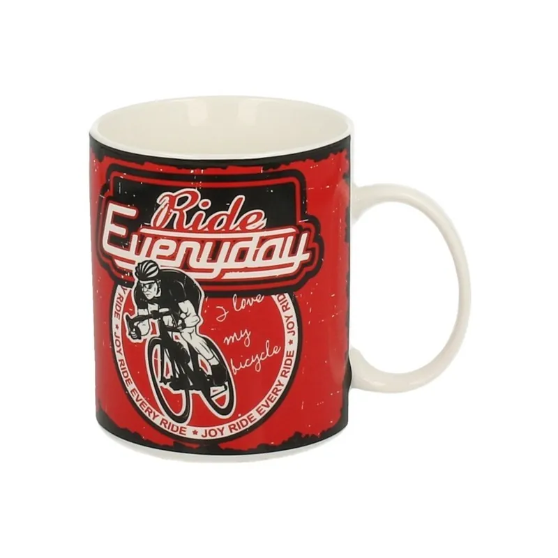 Do wyczerpania zapasów Czerwony kubek porcelanowy Duo Gift Bicycle, 430 ml Bonami