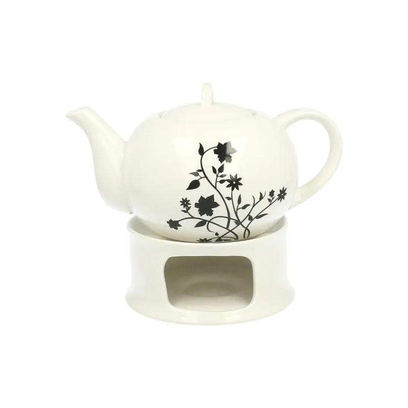 Dzbanek porcelanowy do herbaty z podgrzewaczem Duo Gift Porto, 1 l Bonami Kup online