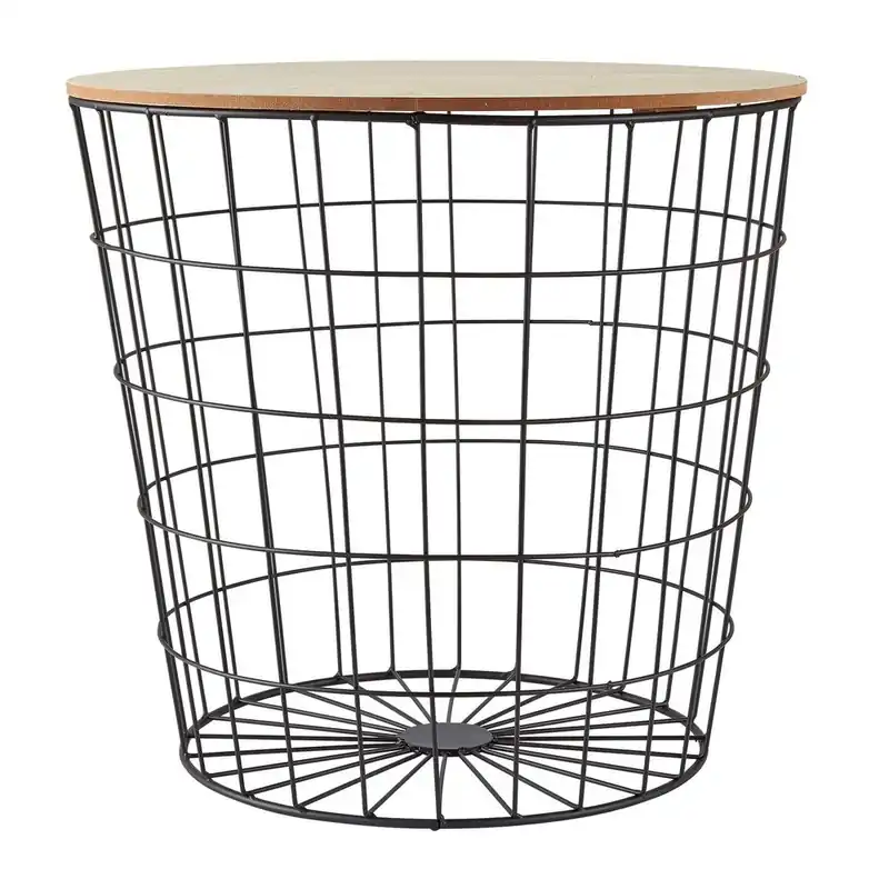 Wysoka jakość Druciany stolik Villa Collection, ∅ 49 cm Bonami