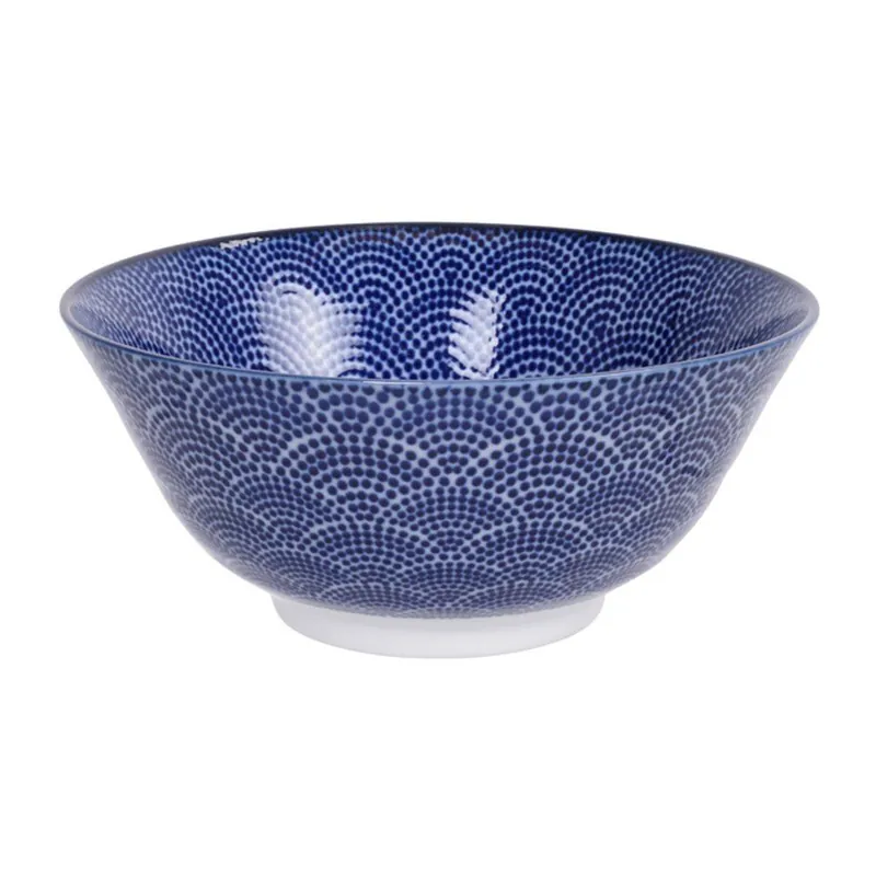 Dostępne od ręki Niebieska miska porcelanowa Tokyo Design Studio Dots, ø 15,2 cm Bonami
