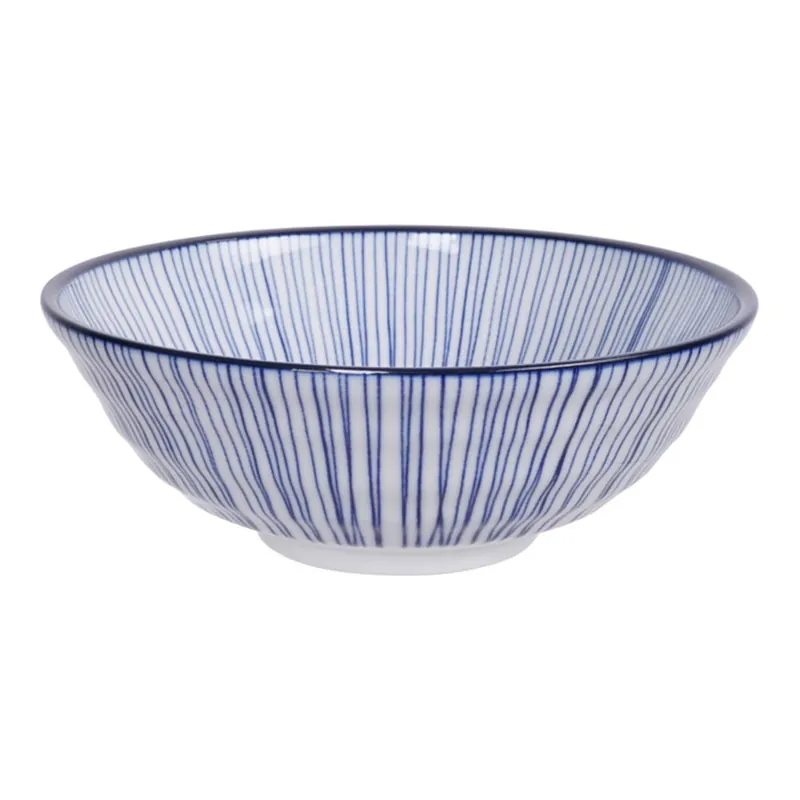 Ekspresowa dostawa Niebieska miska porcelanowa Tokyo Design Studio Lines, ø 21 cm Bonami