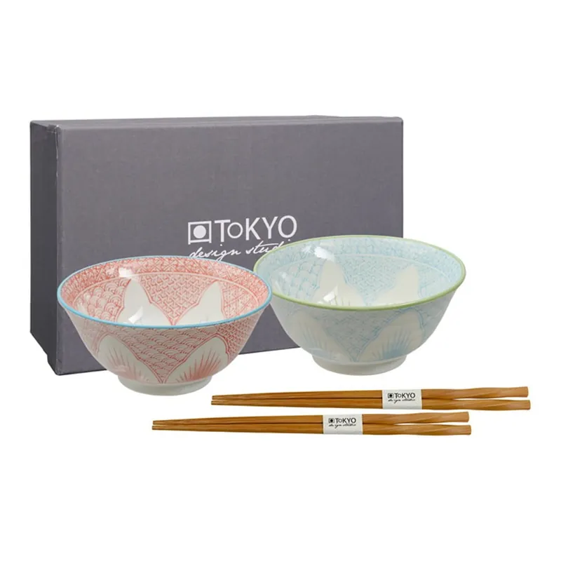 Do wyczerpania zapasów Zestaw 2 misek Tokyo Design Studio Yoko Yoki Bonami