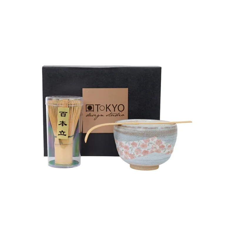 Zestaw podarunkowy do przygotowania Matcha Tea Tokyo Design Studio Grey Bonami Okazja