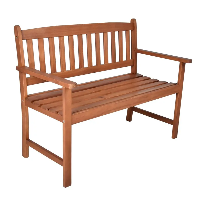 Brązowa drewniana ławka ogrodowa Promotion – Garden Pleasure Bonami Rabat