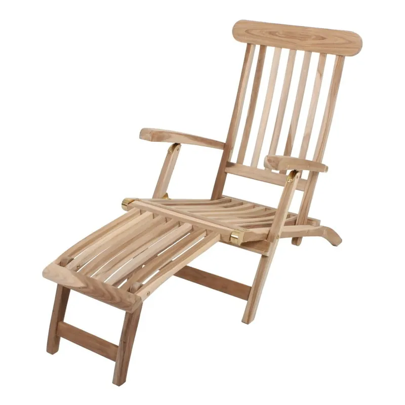 Wybór klientów Brązowy drewniany leżak ogrodowy Java – Garden Pleasure Bonami