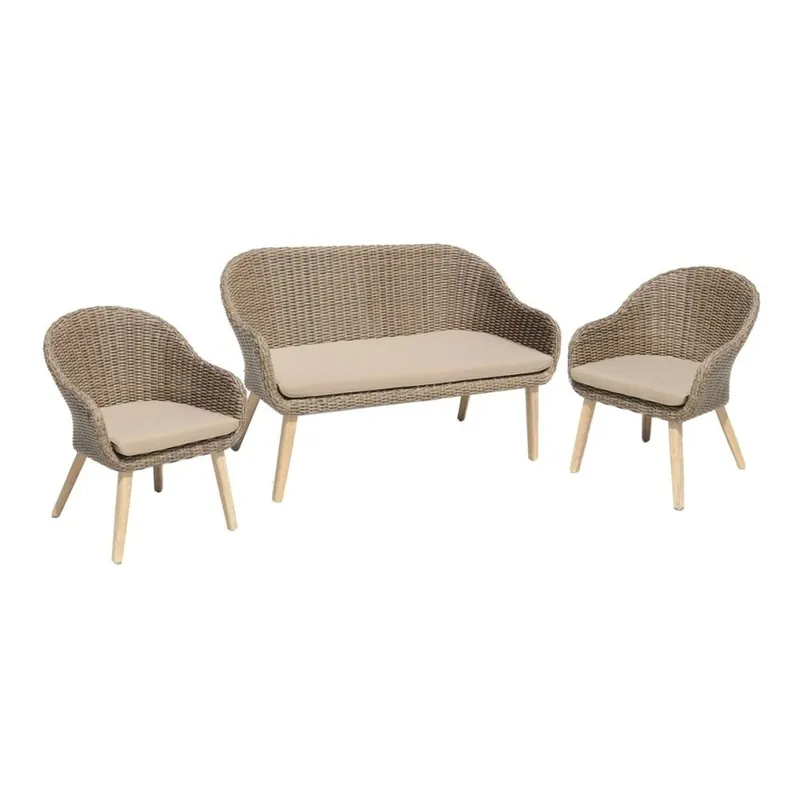 Zniżka Brązowy drewniany fotel ogrodowy Pueblo – Garden Pleasure Bonami