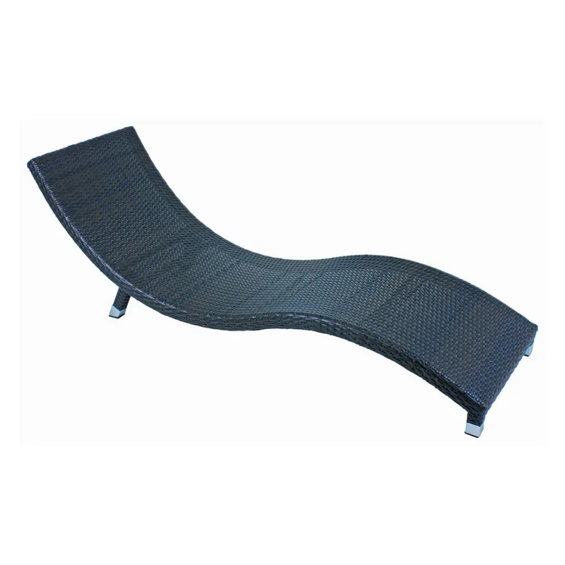 Brązowy tapicerowany leżak ogrodowy Caracas – Garden Pleasure Bonami Wyprzedaż