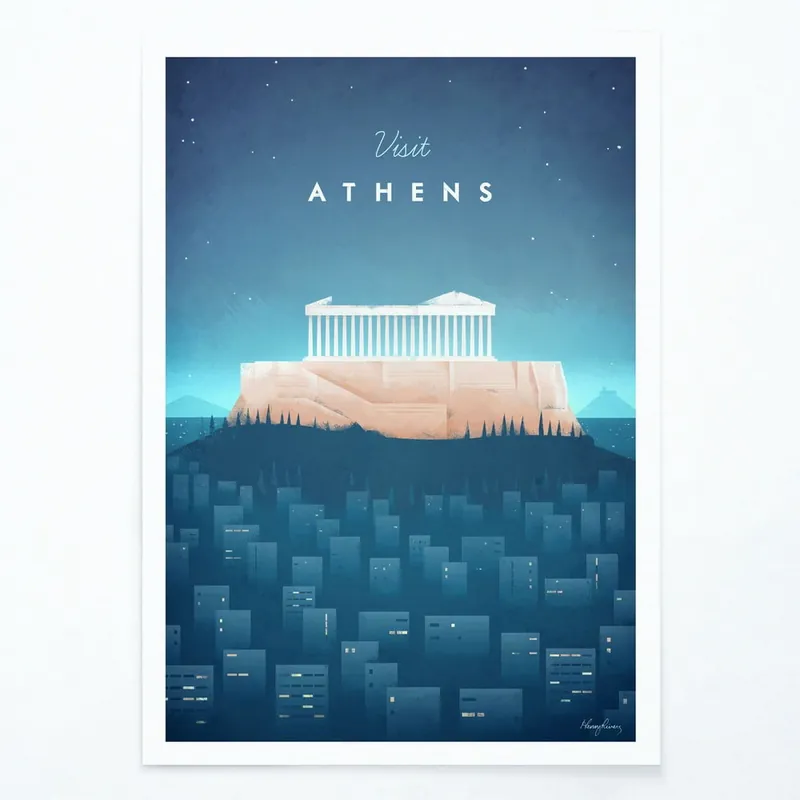 Oferta czasowa Plakat Travelposter Athens, A2 Bonami