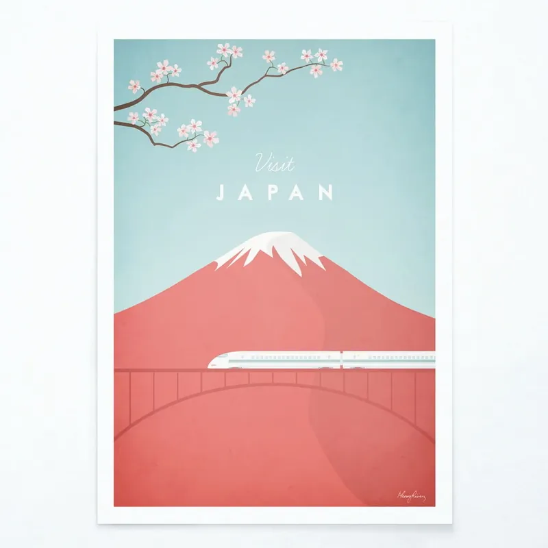 Plakat Travelposter Japan, 30 x 40 cm Bonami Oferta limitowana