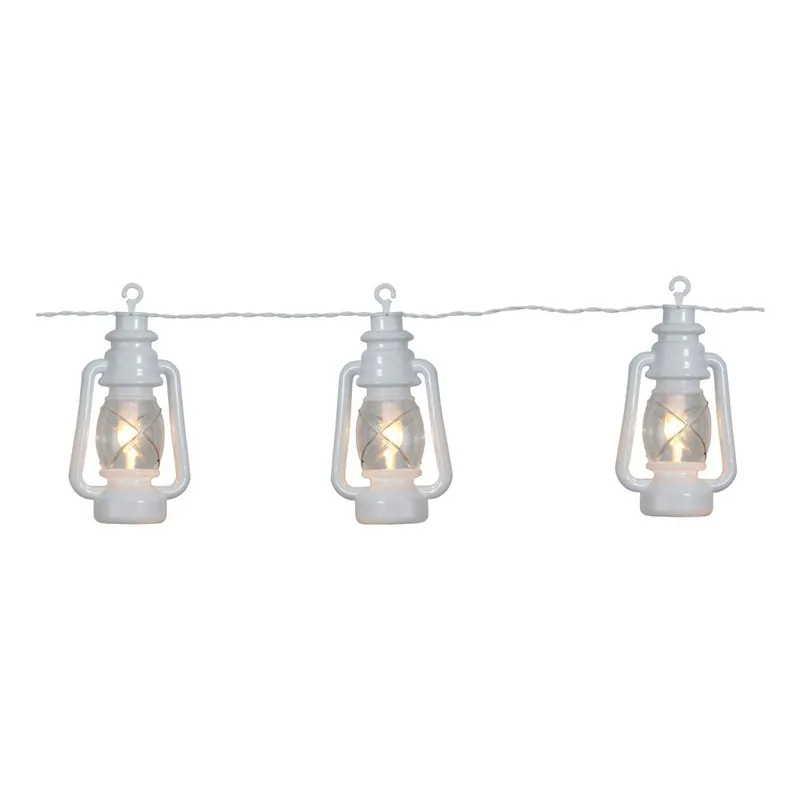 Biała girlanda świetlna LED Best Season Lantern, 8 lampek Bonami Oferta czasowa