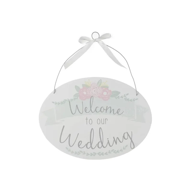 Tylko do końca tygodnia Dekoracja Heaven Sends Welcome to Our Wedding Bonami