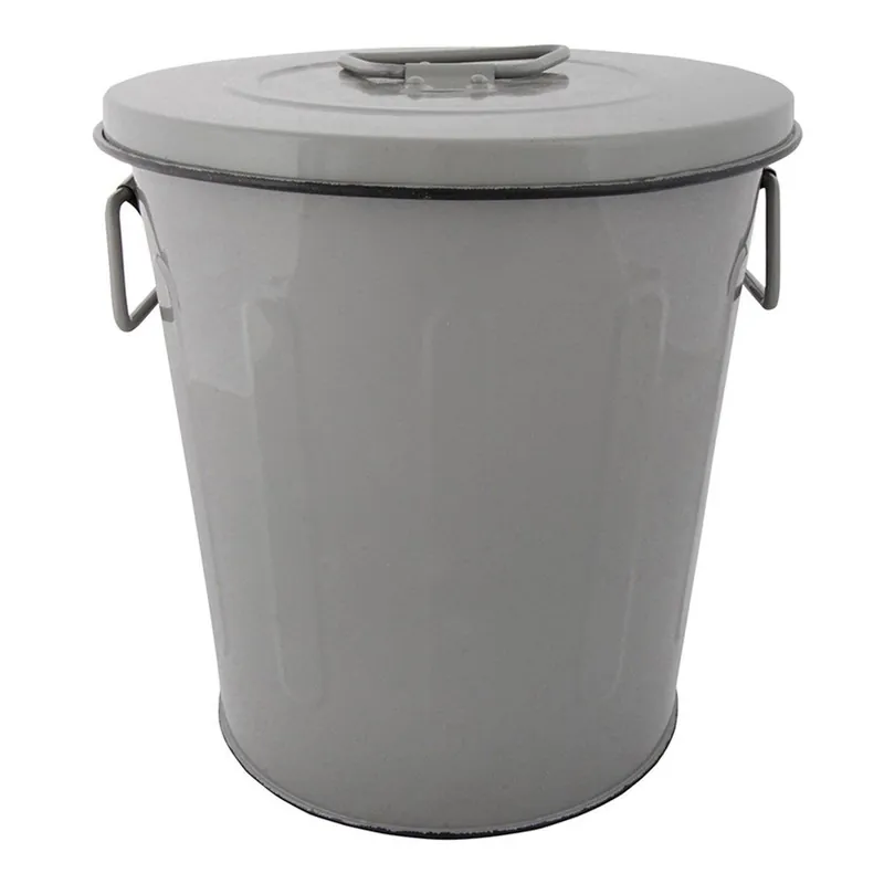 Szare wiadro z pokrywą Esschert Design Garden, 6,84 l Bonami Dodaj do koszyka