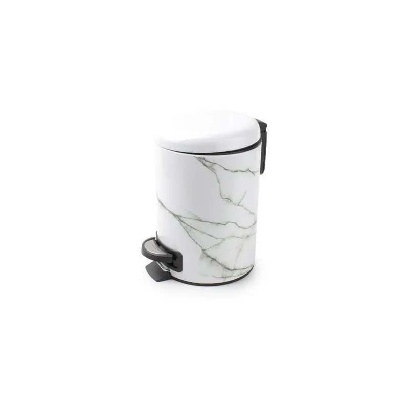 Zniżka Biały kosz na śmieci Salt&Pepper Marble Bonami