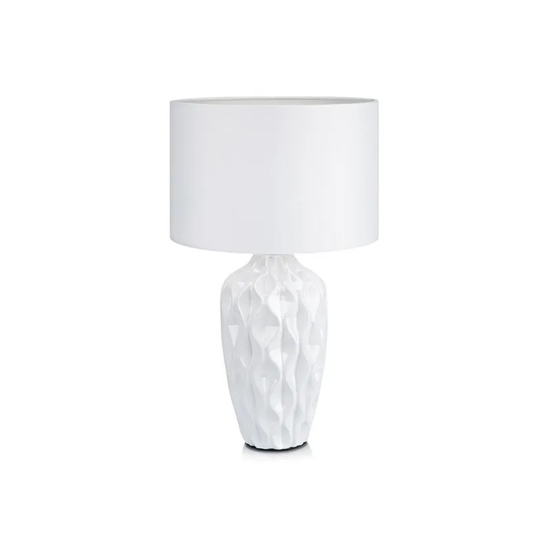 Biała lampa stołowa Markslöjd Ben, ø 26 cm Bonami Ostatnia szansa