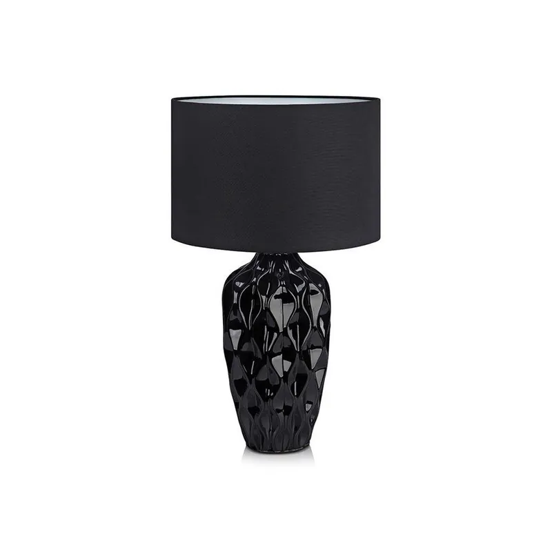 Czarna lampa stołowa Markslöjd Ben, ø 26 cm Bonami Dostępne od ręki