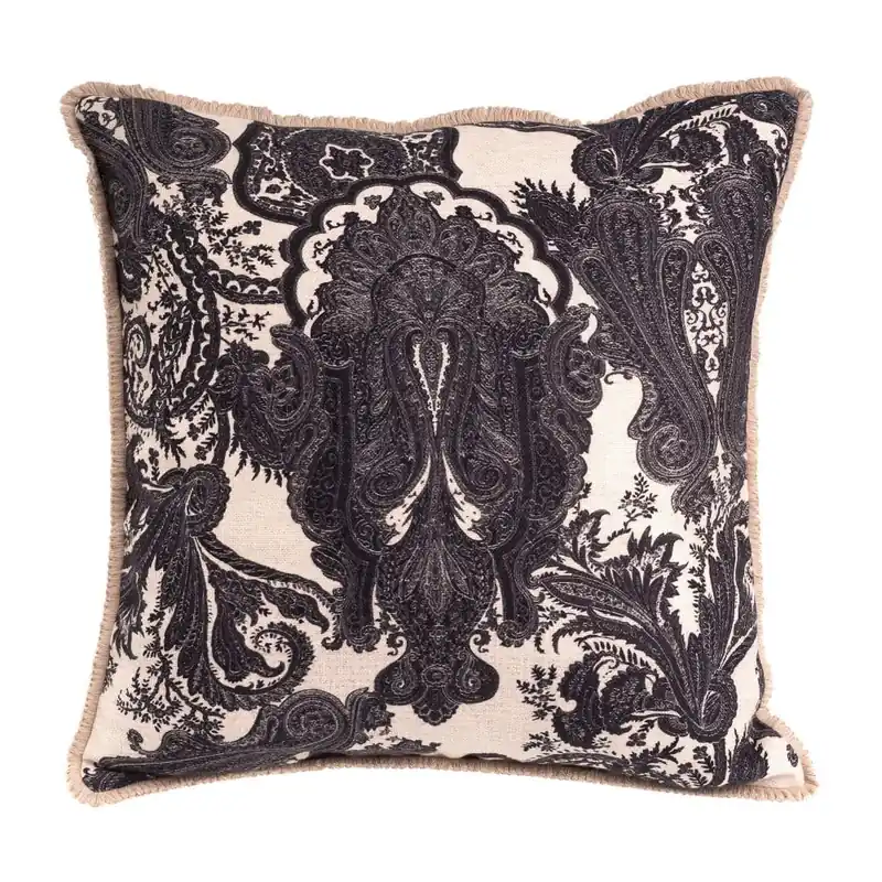 Poduszka Casa Di Bassi Black Paisley, 50x50 cm Bonami Dostępne od ręki