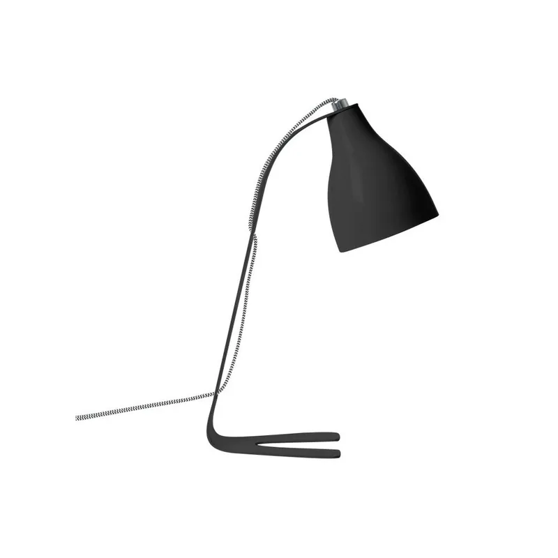 Bezpieczne zakupy Czarna lampa stołowa Leitmotiv Barefoot Bonami