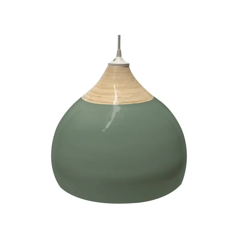 Zielona lampa wisząca Present Time ETH, ⌀ 38 cm Bonami Bestseller