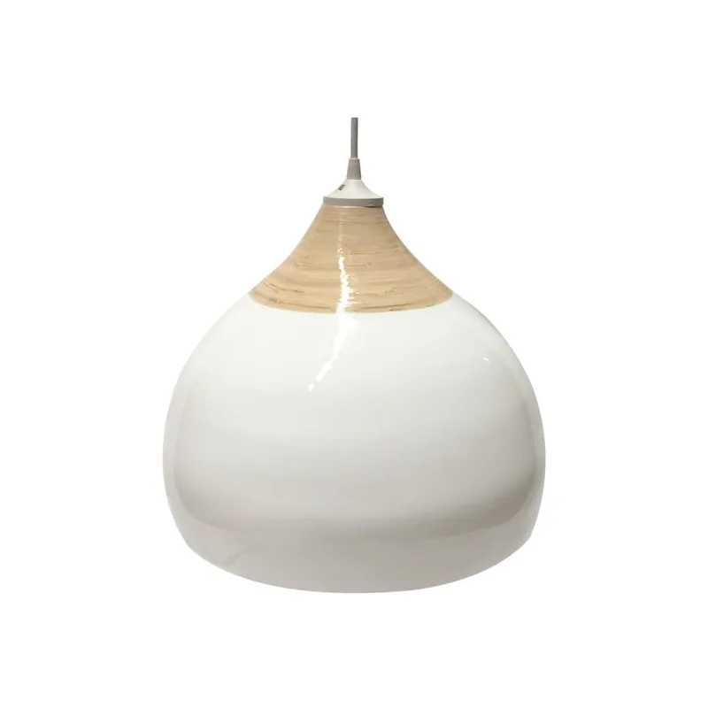 Biała lampa wisząca ETH, średnica 33 cm Bonami Szybka dostawa