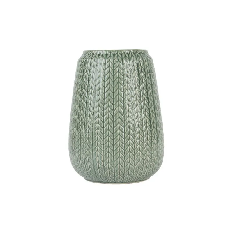 Duży zielony wazon ETH Knitted Bonami Niska cena