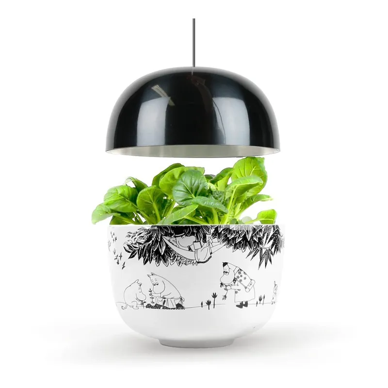 Czarno-biały inteligentny ogródek domowy Plantui Moomin Smart Garden Black Bonami Dostępne od ręki