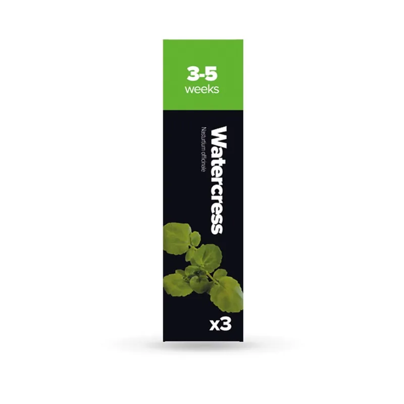 Bestseller Zestaw 3 kapsułek z ziarenkami rzeżuchy Plantui Watercress Bonami