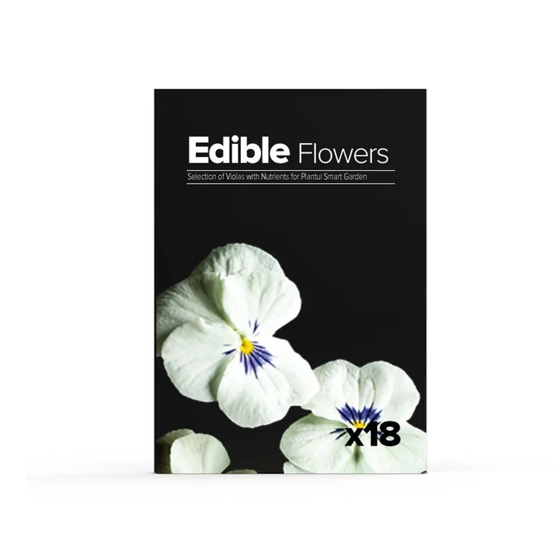 Dostępne od ręki Zestaw 18 kazpułek z ziarenkami jadalnych kwiatów Plantui Edible Flowers Bonami