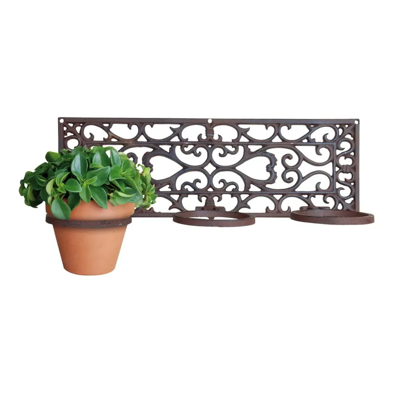 Uchwyt żeliwny na 3 doniczki Esschert Design Wide Bonami Wyprzedaż