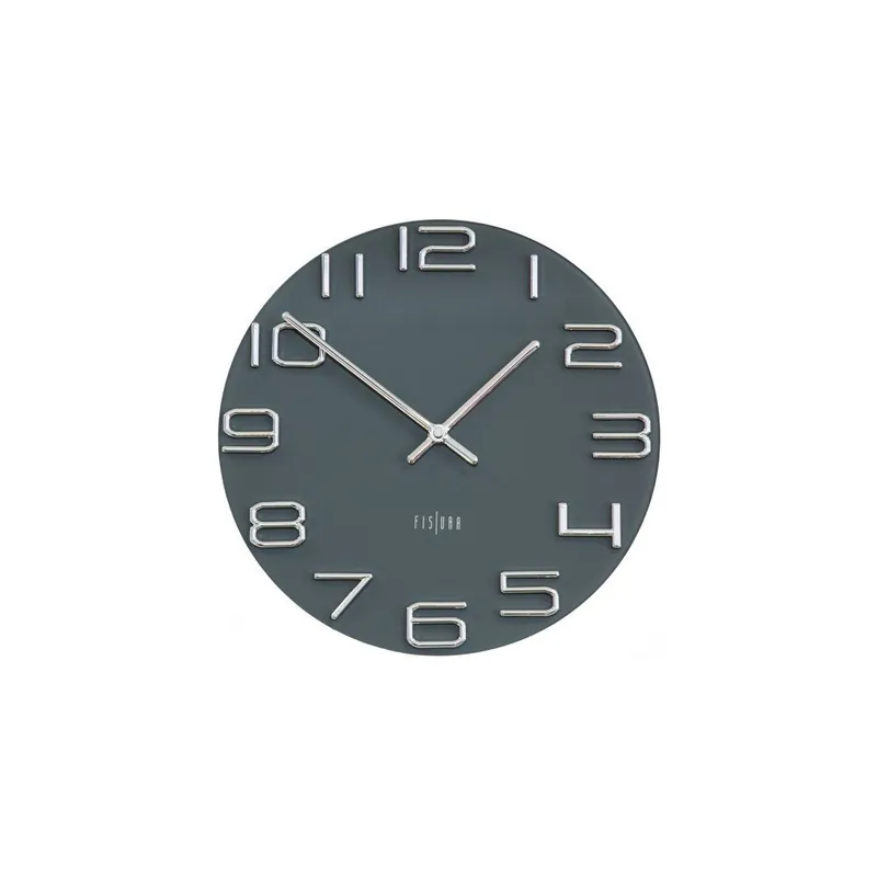 Ekspresowa dostawa Szary zegar ścienny Fisura Dial Bonami