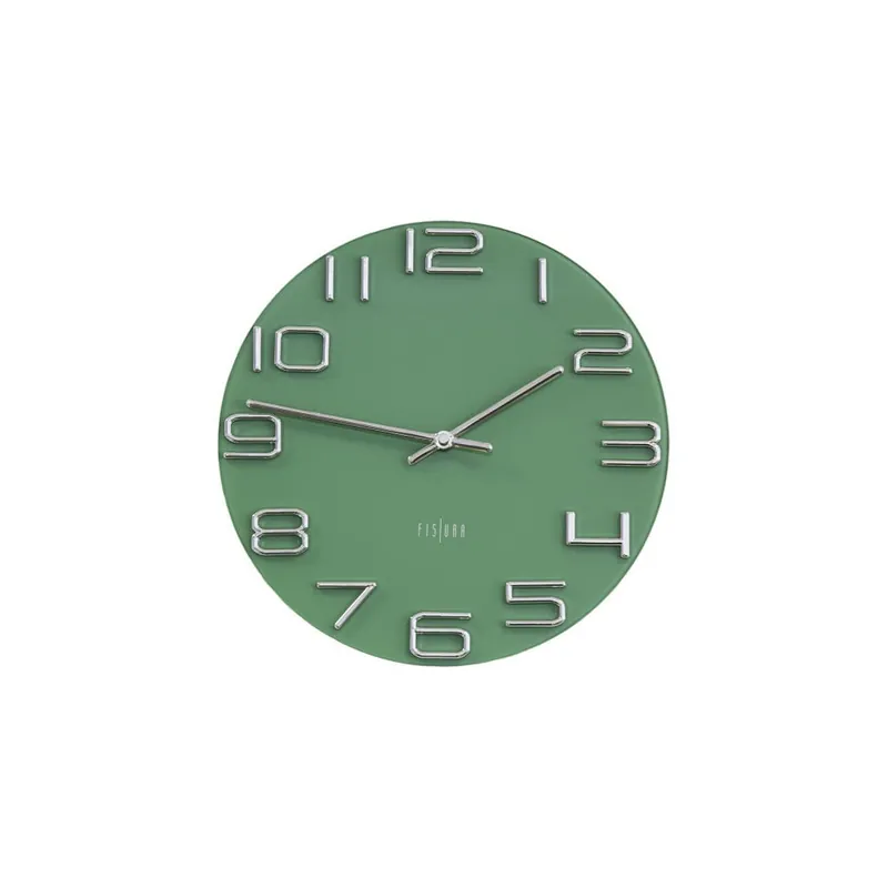 Zielony zegar ścienny Fisura Dial, ⌀ 30 cm Bonami Niska cena